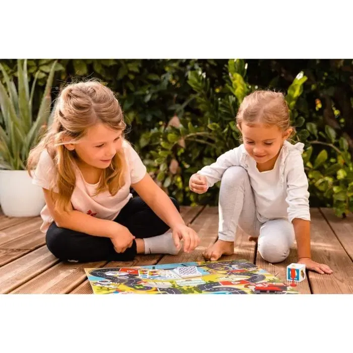 Dujardin - Jeu de société Mille Bornes Pat' Patrouille - Jeu collaboratif La Pat' Patrouille sauve la Grande Vallée - Pour enfants