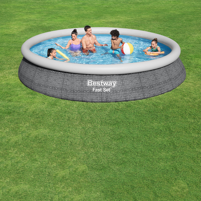 Bestway Piscine Gonflable Adulte Rond Ratan avec Filtre 475x84 cm Jardin 57313 Bestway Piscine Gonflable Adulte Rond Ratan avec Filtre 475x84 cm Jardin 57313
