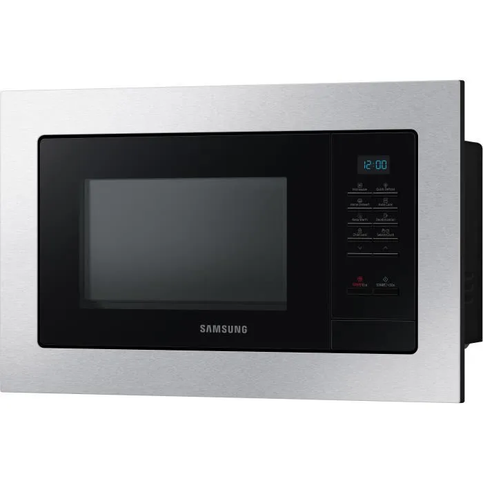 Samsung - Micro-ondes 20 L (MS20A7013AT), 1250 W, inox, cuisson rapide et homogène