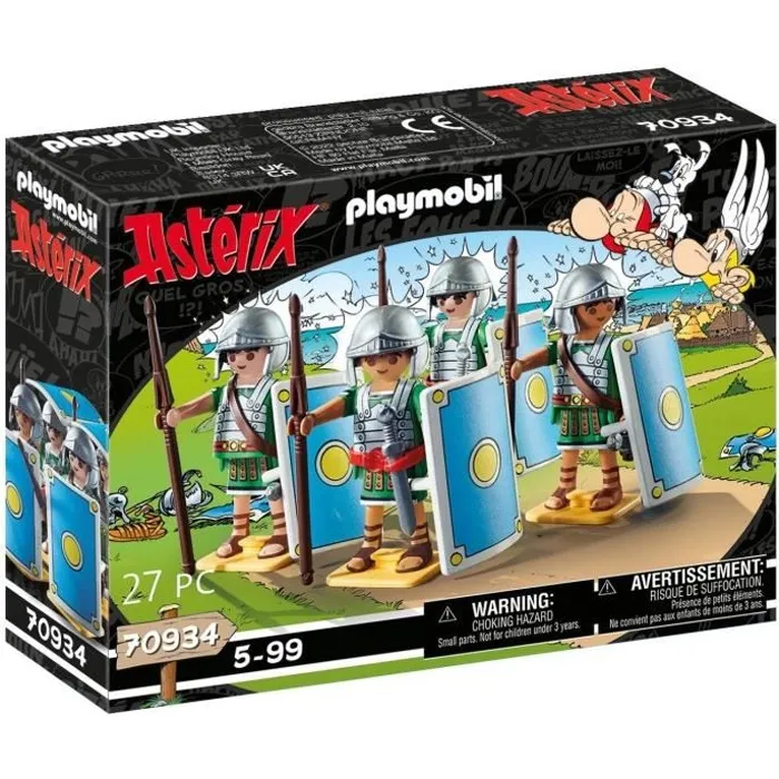 Playmobil 70934 - Figurine Astérix - Les Légionnaires Romains - 27 Pièces - Jouet de Construction à Partir de 5 Ans Playmobil 70934 - Figurine Astérix - Les Légionnaires Romains - 27 Pièces - Jouet de Construction à Partir de 5 Ans