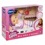 VTech Little Love - Mon Bébé à Bercer - Poupée Interactive Rose - Jouet d'éveil dès 12 mois - Langue française