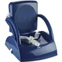 THERMOBABY YEEHOP - Rehausseur de chaise pour enfant 2 en 1 avec harnais 3 points, tablette amovible et sangles d'attache - Bleu océan