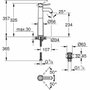 Grohe Mitigeur monocommande Lavabo Start Classic Taille XL Chromé