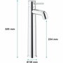 Grohe Mitigeur monocommande Lavabo Start Classic Taille XL Chromé