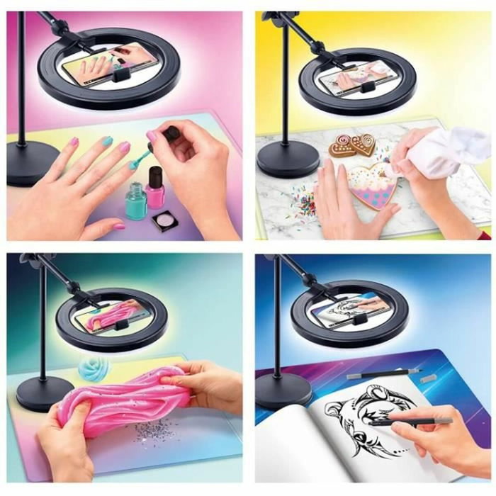 Canal Toys Studio Vidéo 2-en-1 avec anneau lumineux LED multicolore