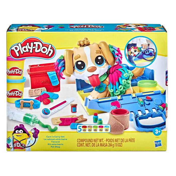Play-Doh Kit Vétérinaire F3639 - Pâte à modeler pour enfants dès 3 ans - 5 couleurs Play-Doh Kit Vétérinaire F3639 - Pâte à modeler pour enfants dès 3 ans - 5 couleurs