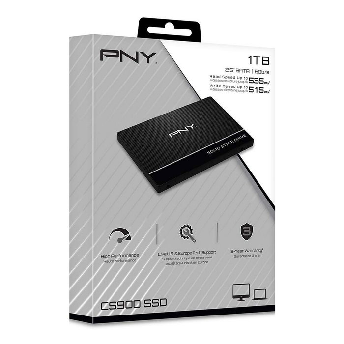 PNY CS900 SSD Interne 1 To 2,5 pouces SATA III