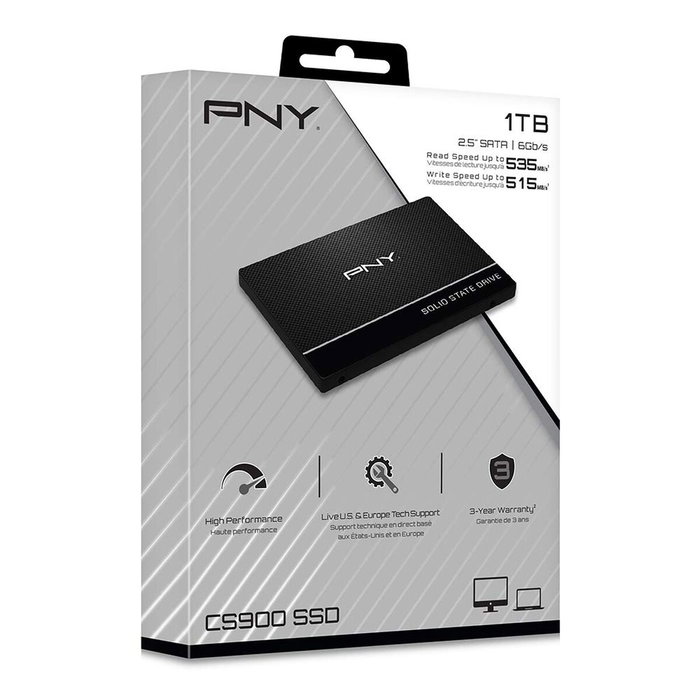 Disque dur PNY CS900 1 TB SSD