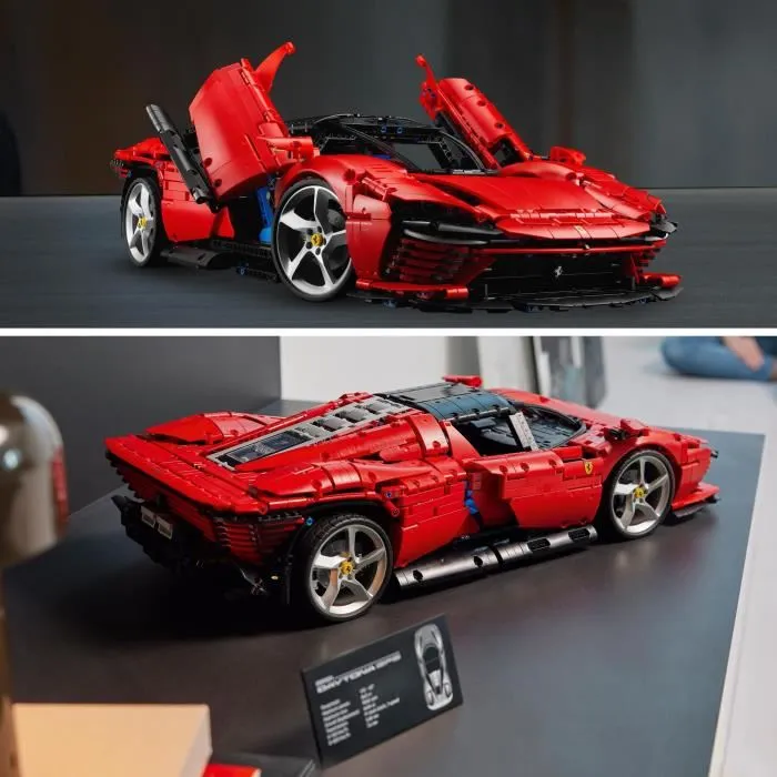 Lego Technic Ferrari Daytona SP3 42143, Maquette à Construire pour Adultes, 3778 Pièces, Voiture Modélisme