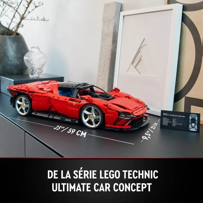 Lego Technic Ferrari Daytona SP3 42143, Maquette à Construire pour Adultes, 3778 Pièces, Voiture Modélisme