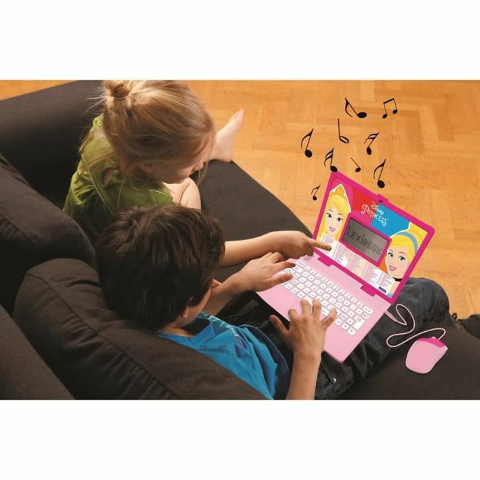 Lexibook Ordinateur Éducatif Bilingue Disney Princesses Rose