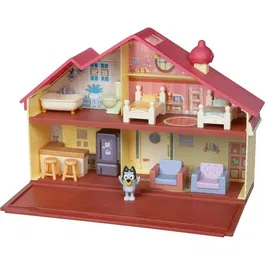 Moose Toys Bluey - La Maison de Bluey, Maison de Jeu avec Figurine et Mobilier Détachable, Univers Miniature