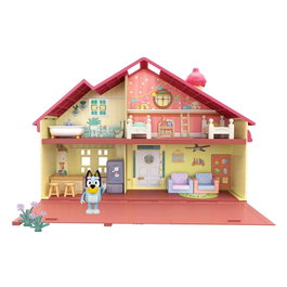 Moose Toys Bluey - La Maison de Bluey, Maison de Jeu avec Figurine et Mobilier Détachable, Univers Miniature