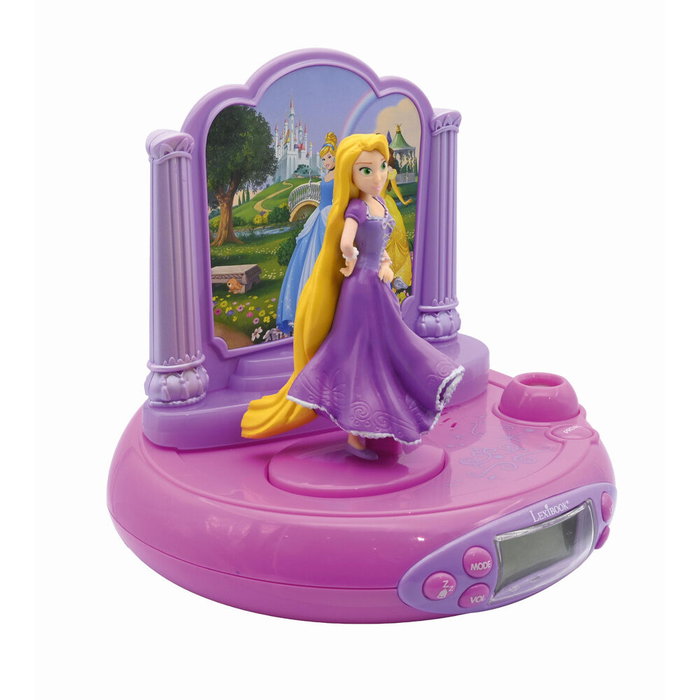 Lexibook Disney Princesses Raiponce Réveil Projecteur Rose