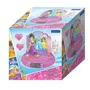 Lexibook Radio Réveil Projecteur avec Figurine Disney Princesses Raiponce, Veilleuse, Projection d'Heure au Plafond, Radio FM, LCD, Alarme Snooze