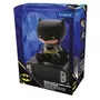 Lexibook Réveil Veilleuse Digital Batman - Écran LCD rétro-éclairé 3D sonore - Effets sonores et alarmes thème Batman - Noir pour enfant - 13.5 x 9.2 x 18.5 cm