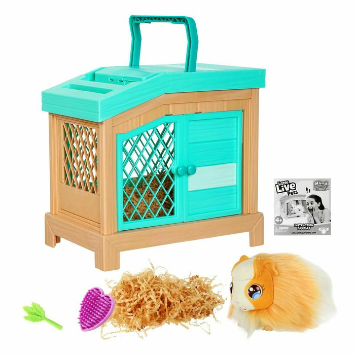 Moose Toys Mama Surprise Little Live Pets - Cochon d'Inde en peluche interactive avec clapier Moose Toys Mama Surprise Little Live Pets - Cochon d'Inde en peluche interactive avec clapier