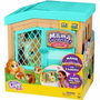Moose Toys Mama Surprise Little Live Pets - Cochon d'Inde en peluche interactive avec clapier