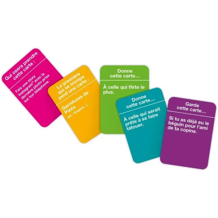 Megableu - What Do You Meme For The Girls ? Jeu d'ambiance, pour soirées entre filles, à partir de 18 ans, en français, 500 cartes