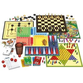 Schmidt Spiele Coffret de Jeux de Societe Premium en Metal - Selection de Jeux dans Boite Elegante