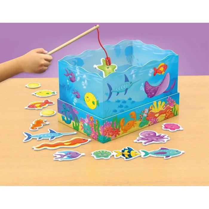 Schmidt Spiele - Jeu de société Pêche à la ligne pour enfants - Jeu de pêche tactile et d'observation Schmidt Spiele - Jeu de société Pêche à la ligne pour enfants - Jeu de pêche tactile et d'observation