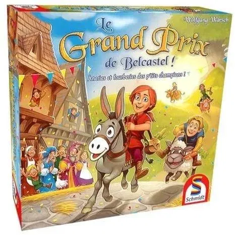 Schmidt Spiele Jeu de Société - Le Grand Prix de Belcastel - Course Effrénée de Voitures