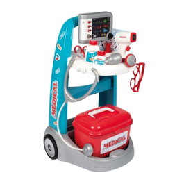 Smoby Chariot médical électronique bleu