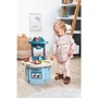 Ecoiffier - Ma Première Cuisine en Bois VERT AZUR pour Enfants à Partir de 18 Mois avec Four, Évier, Plaque et Accessoires - Jouet d'Imitation Durable Fabriqué en France