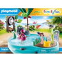 Playmobil Piscine Amusante avec Jet d'Eau et Pistolets - Jouet d'Eau