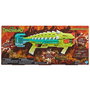 NERF DinoSquad ArmorStrike F5855 - Lancer de dards avec tambour rotatif 8 tirs et 16 fléchettes, design dinosaure Ankylosaurus - Jouet pour enfant +8 ans