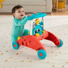 Fisher-Price Trotteur 3-en-1 évolutif avec jeux à 360°, lumières et 100 chansons - Modèle HJP43 - Pour enfants à partir de 6 mois