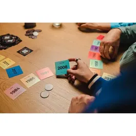 Dujardin Hitster - Jeu de société musical, devinez 100 ans de hits et créez votre timeline musicale