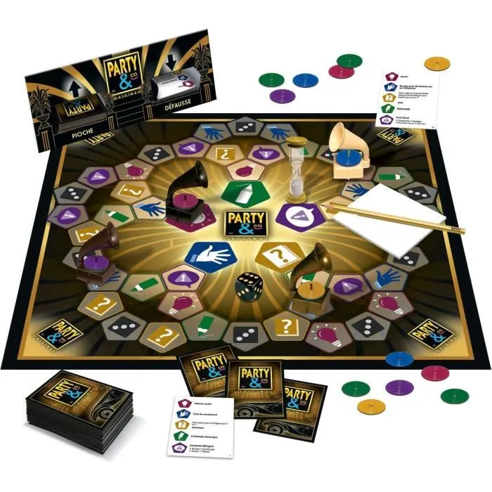 Dujardin Party & Co Original - Jeu de société 30ème anniversaire - Défis dessin, quiz et mots interdits Dujardin Party & Co Original - Jeu de société 30ème anniversaire - Défis dessin, quiz et mots interdits