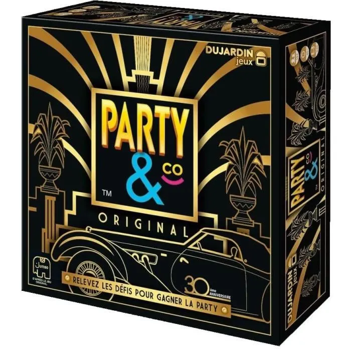 Dujardin Party & Co Original - Jeu de société 30ème anniversaire - Défis dessin, quiz et mots interdits Dujardin Party & Co Original - Jeu de société 30ème anniversaire - Défis dessin, quiz et mots interdits