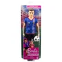 Barbie Ken Footballeur avec maillot bleu et ballon