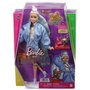 Barbie Mattel Muñeca Extra Hhn08 - Conjunto à Motif Bandana, Peluche et Accessoires - Poupée Articulée Fashion - Multilingue