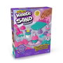 Spin Master Kinetic Sand Pasteleria Unicornio - 453g de Sable, 3 Moules et 15 Accessoires, Jeu Créatif dès 3 Ans