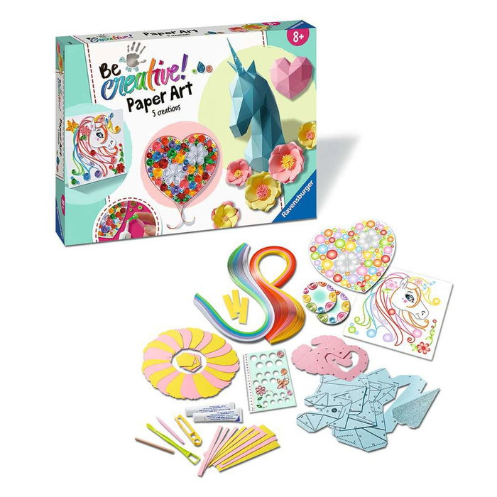 Ravensburger Paper Art Maxi - Kit de Quilling et Créations Papier 3D