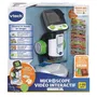 VTECH Genius XL - Microscope Vidéo Interactif avec Écran 2.4'', Zoom x200 - Vidéos BBC - Langue française