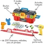 VTech 1,2,3 Imite-Moi - Ma Super Boîte à Outils Interactive - Apprentissage des outils pour enfant - Langue française