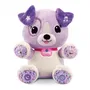 Vtech Violette, Mon Amie Pattes Magiques - Peluche interactive avec apprentissages pour enfants dès 12 mois - Version française - Fonctionne avec piles AA incluses