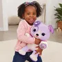 Vtech Violette, Mon Amie Pattes Magiques - Peluche interactive avec apprentissages pour enfants dès 12 mois - Version française - Fonctionne avec piles AA incluses