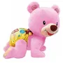 Vtech Baby - Ourson 1,2,3 Suis-Moi - Peluche Interactive Rose pour Bébé - Encourage la Marche et l'Apprentissage des Formes et des Mots