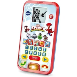 Vtech SPIDEY - Smartphone Éducatif Enfant avec Personnages de Spidey, Apprentissage et Jeu, Rouge, Mixte, À Partir de 3 Ans