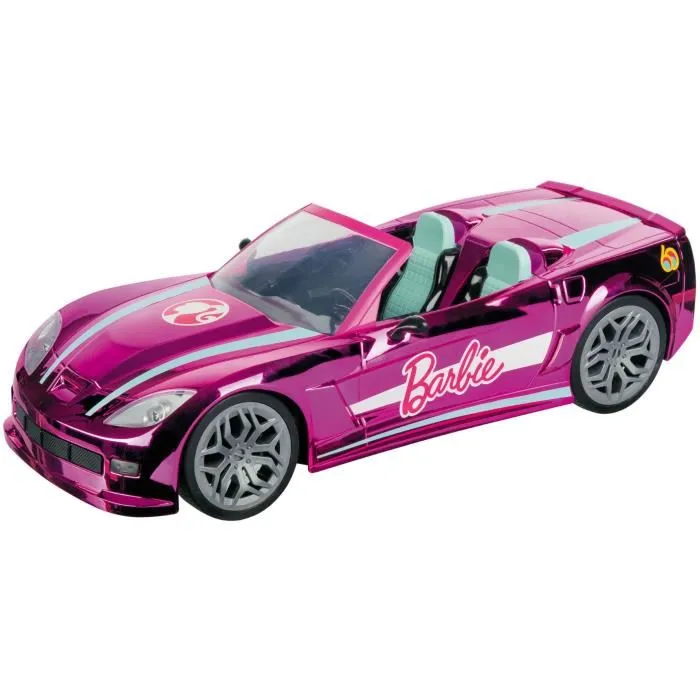 Mondo Motors Barbie Dream Car Voiture Télécommandée Convertible Échelle 1:10 40cm 2.4 GHz 8 km/h Effets Lumineux Mondo Motors Barbie Dream Car Voiture Télécommandée Convertible Échelle 1:10 40cm 2.4 GHz 8 km/h Effets Lumineux