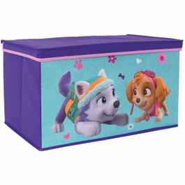 Fun House Coffre à jouets pliable Pat' Patrouille fille bleu et violet