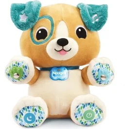 VTech - Peluche interactive Nougat 'Mon Ami Pattes Magiques' - Compagnon d'apprentissage tout doux et personnalisable