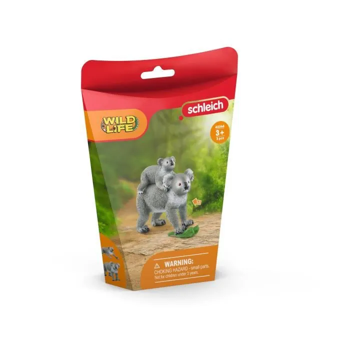 Schleich 42566 WILD LIFE - Figurine Maman et Bébé Koala pour Enfants dès 3 Ans - Dimensions: 13.6 x 5.8 x 19.2 cm Schleich 42566 WILD LIFE - Figurine Maman et Bébé Koala pour Enfants dès 3 Ans - Dimensions: 13.6 x 5.8 x 19.2 cm
