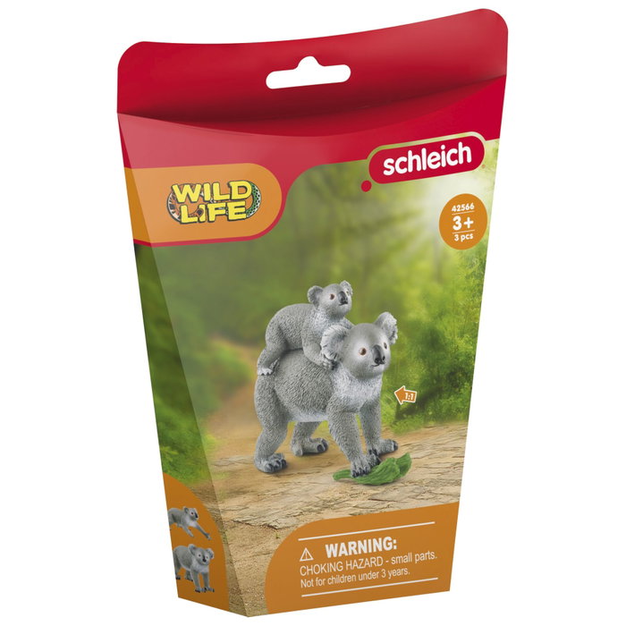 Schleich Figurine Maman et Bébé Koala Wild Life 42566 de la gamme WILD LIFE Schleich Figurine Maman et Bébé Koala Wild Life 42566 de la gamme WILD LIFE