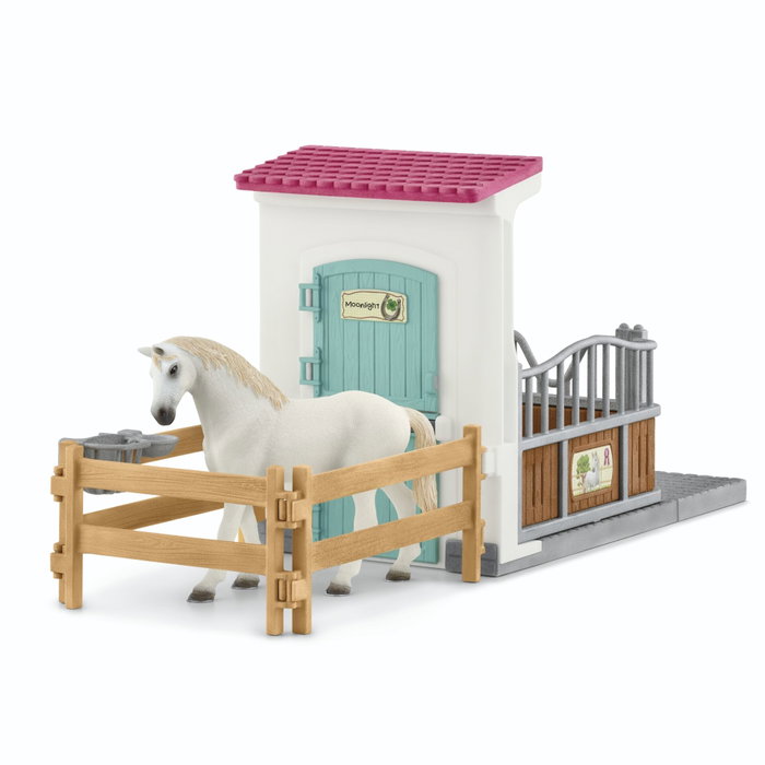 Schleich Horse Club 42569 Box avec étalon Pur-Sang anglais et extension d'écurie Schleich Horse Club 42569 Box avec étalon Pur-Sang anglais et extension d'écurie